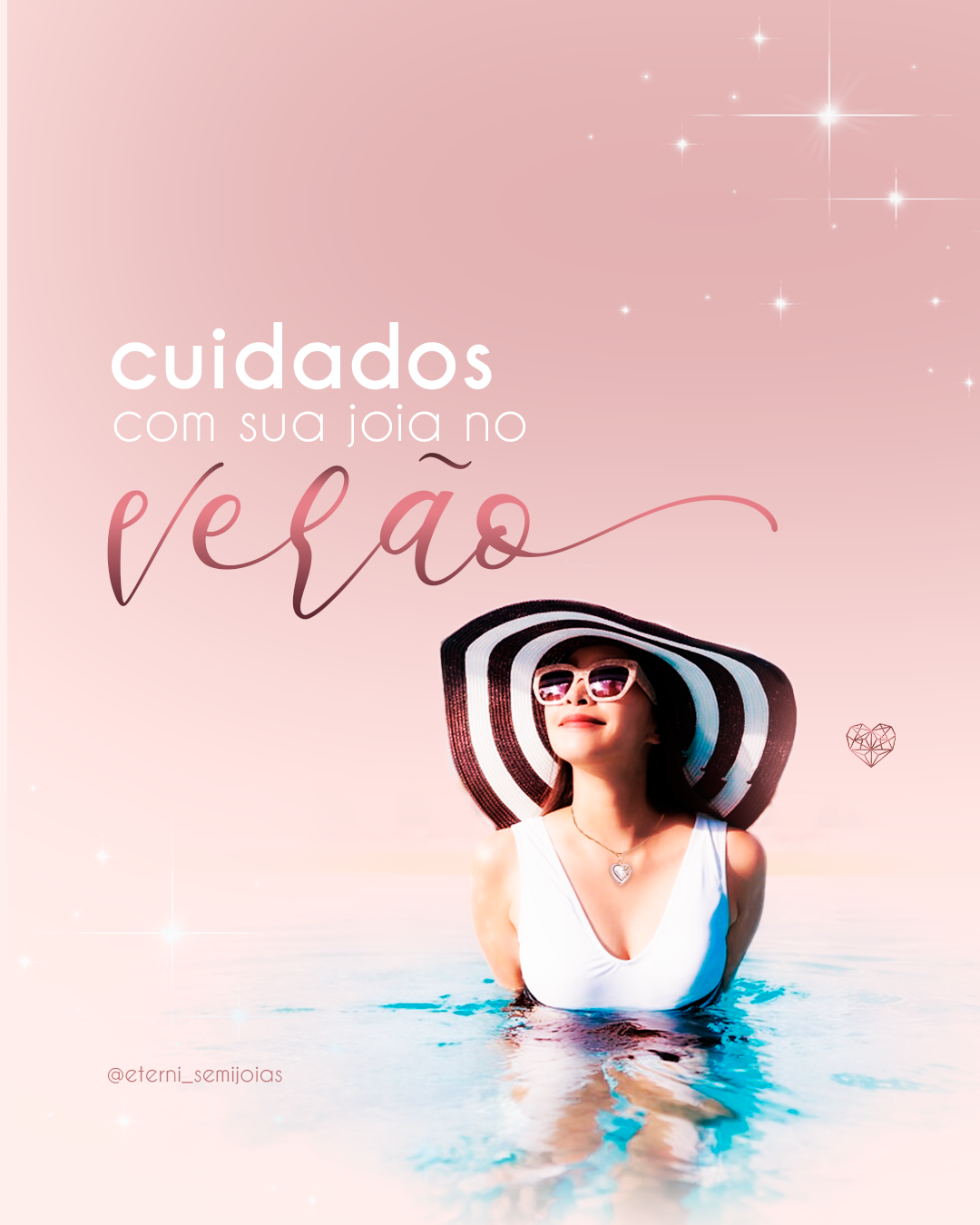 Cuidados Versão Joias Afetivas - Gestão de Redes Sociais - Eterni Joias Afetivas